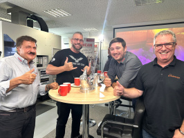 Titan Gilroy, CEO of TITANS of CNC Visits SolidCAM Germany Technology Center Titan Gilroy, CEO of TITANS of CNC Visits SolidCAM Germany Technology Center