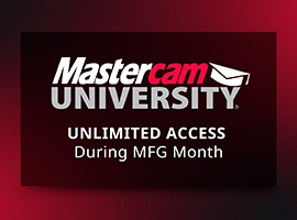 Mastercam Offers Free Month‑Long Access to CAD/CAM Training During Manufacturing Month